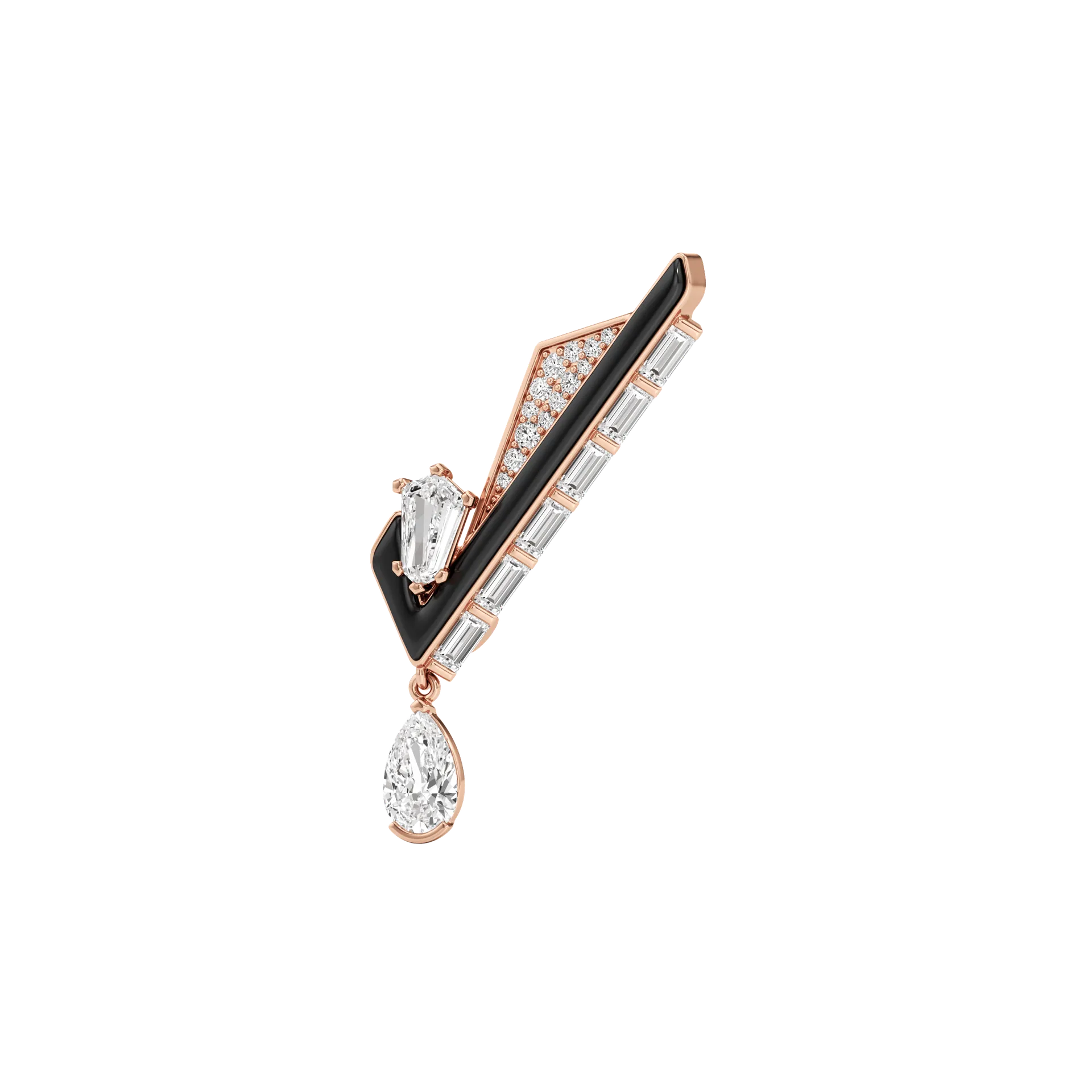 Broche Rose 2
