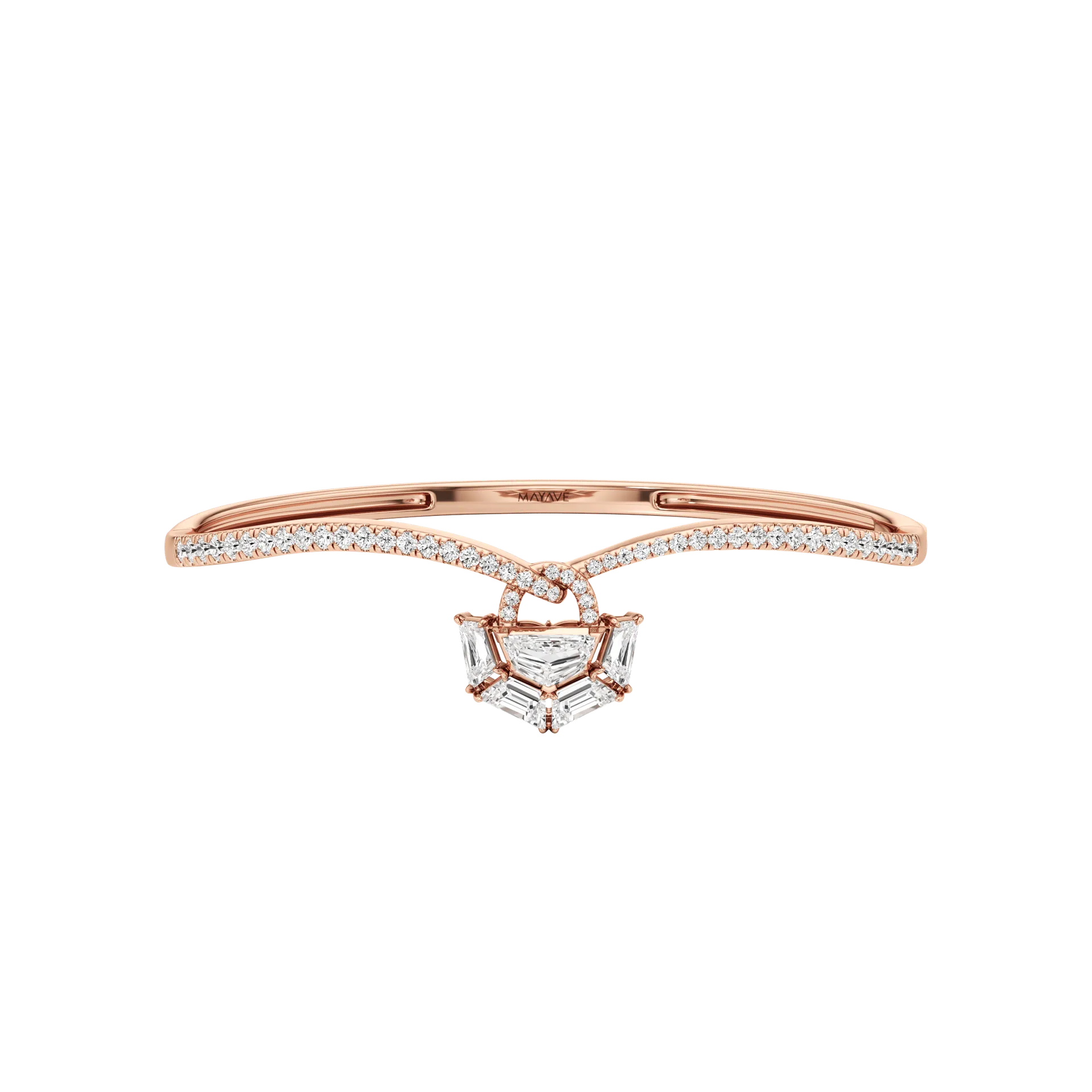 Oblongue Pleine Rose 1
