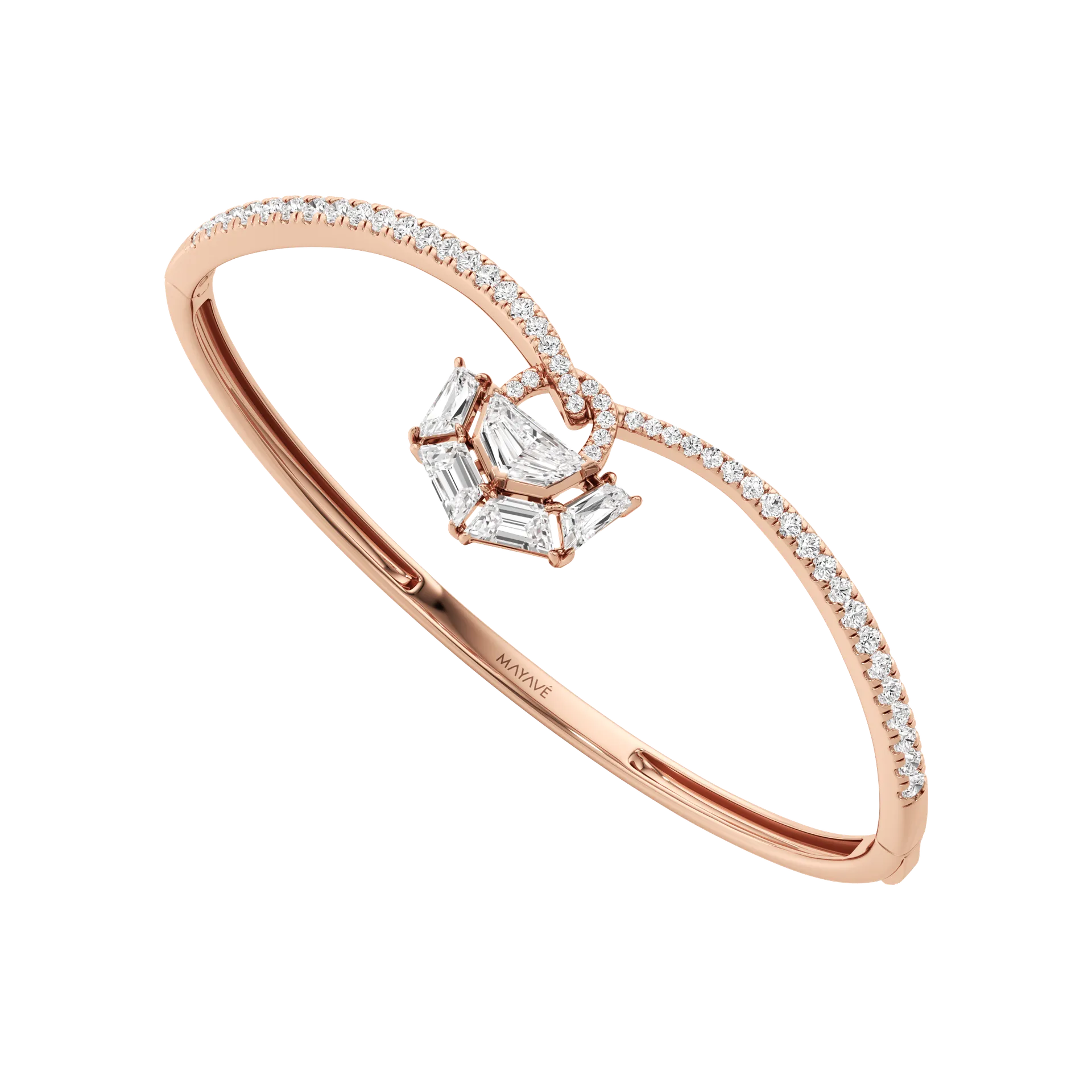 Oblongue Pleine Rose 2