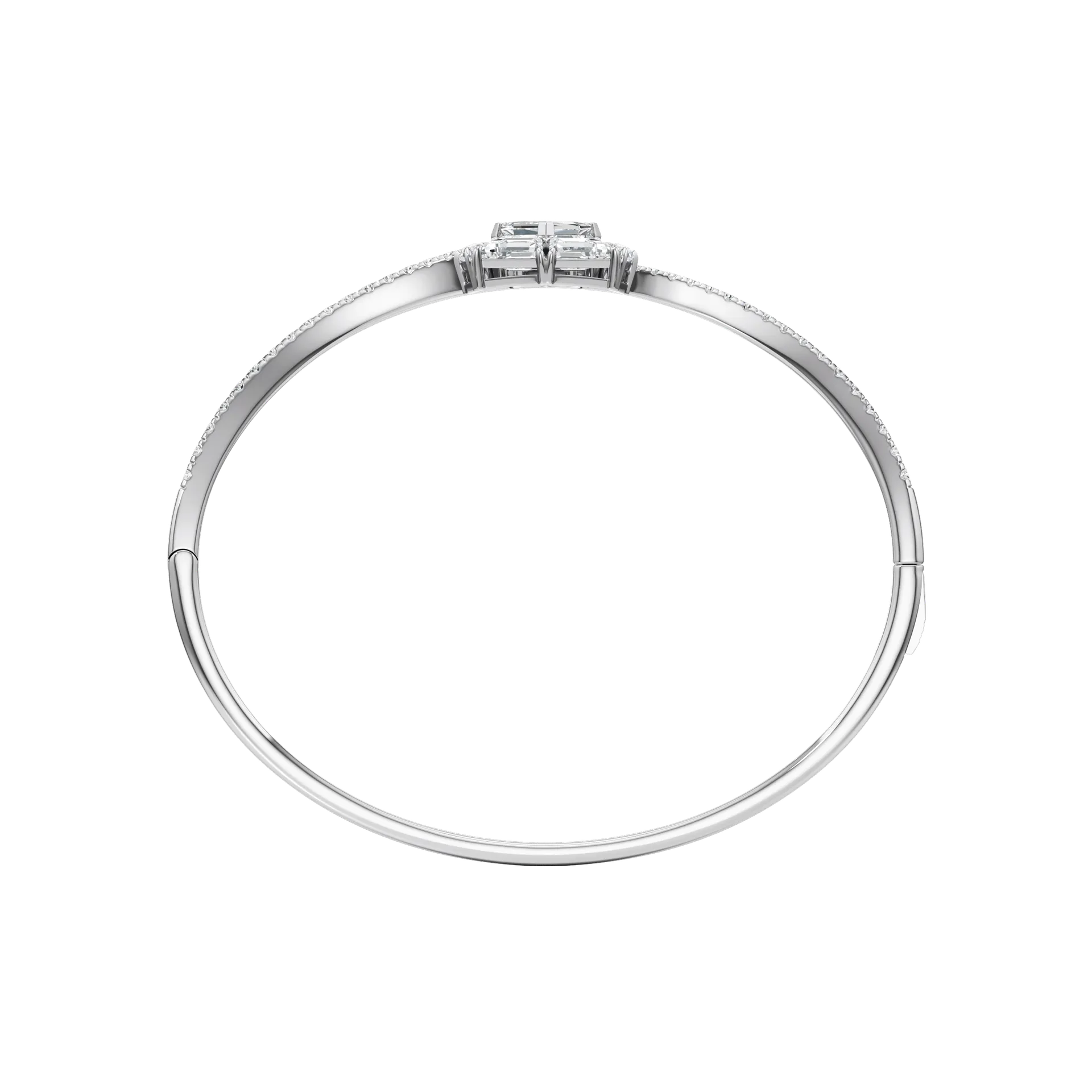 Oblongue Pleine White 5