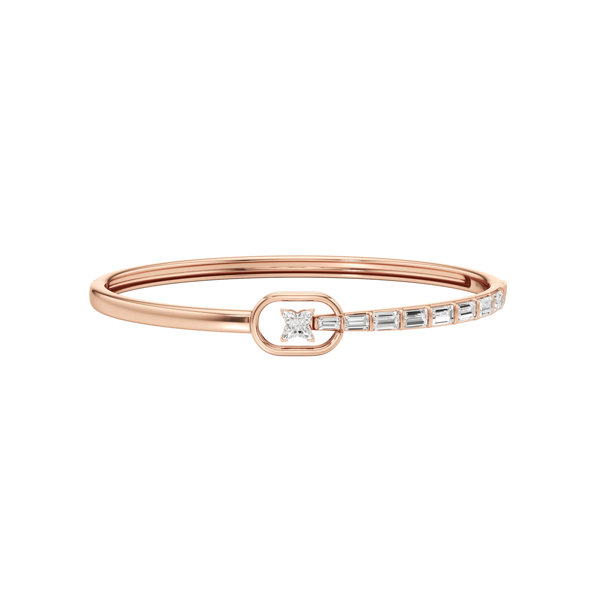 Ovale Élégante Rose 1