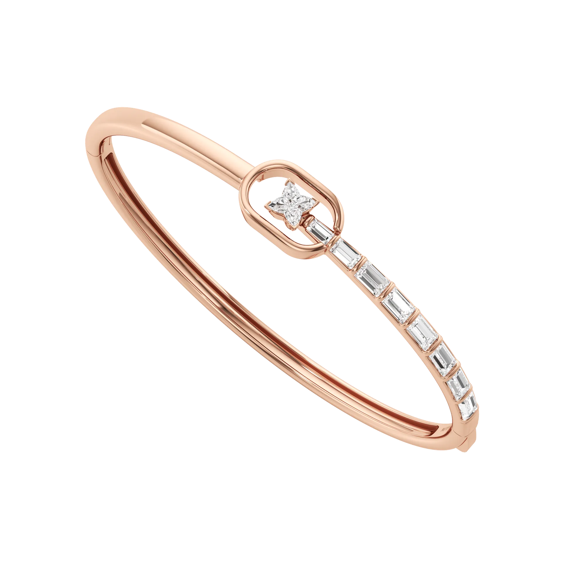 Ovale Élégante Rose 2
