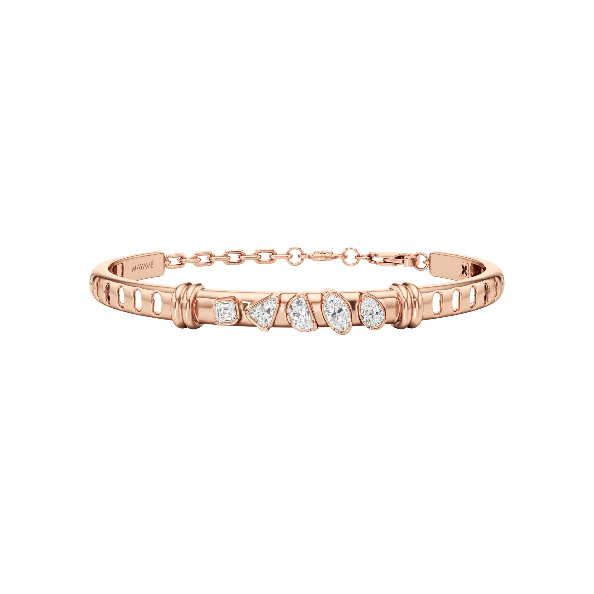 Ovale Maillée Rose 1