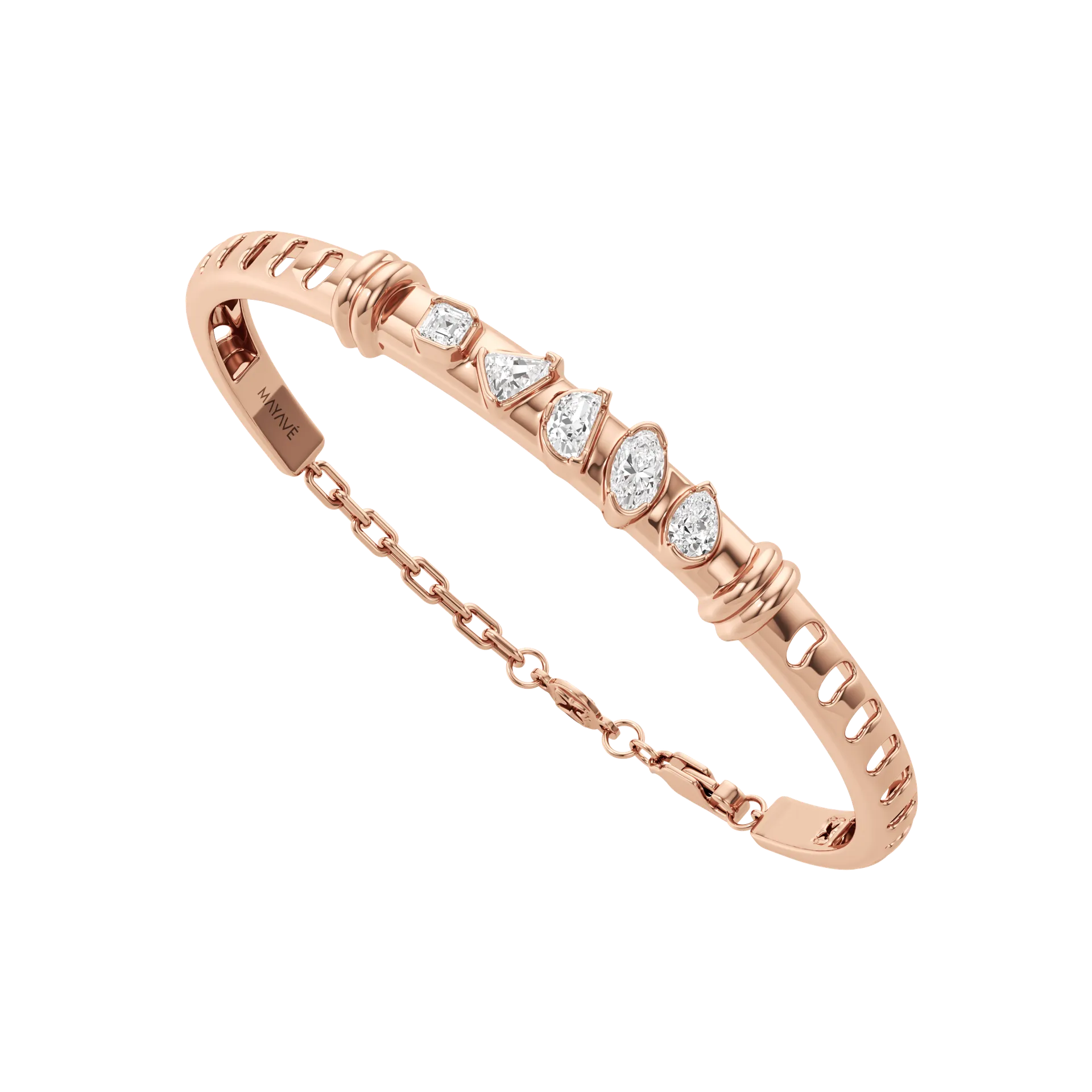 Ovale Maillée Rose 2