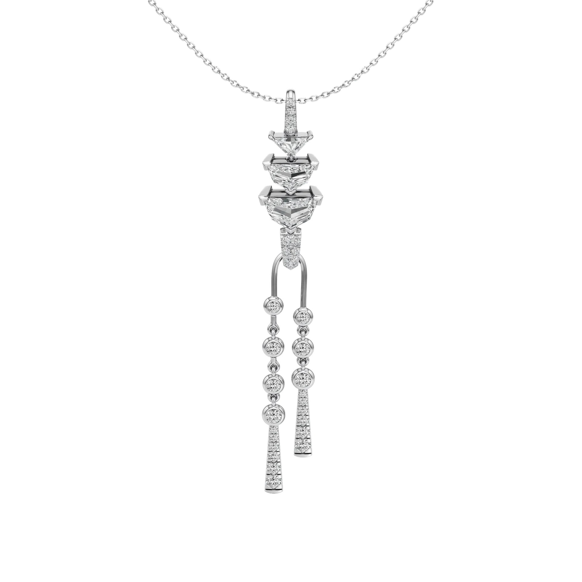 Oblongue Suspendue White 1
