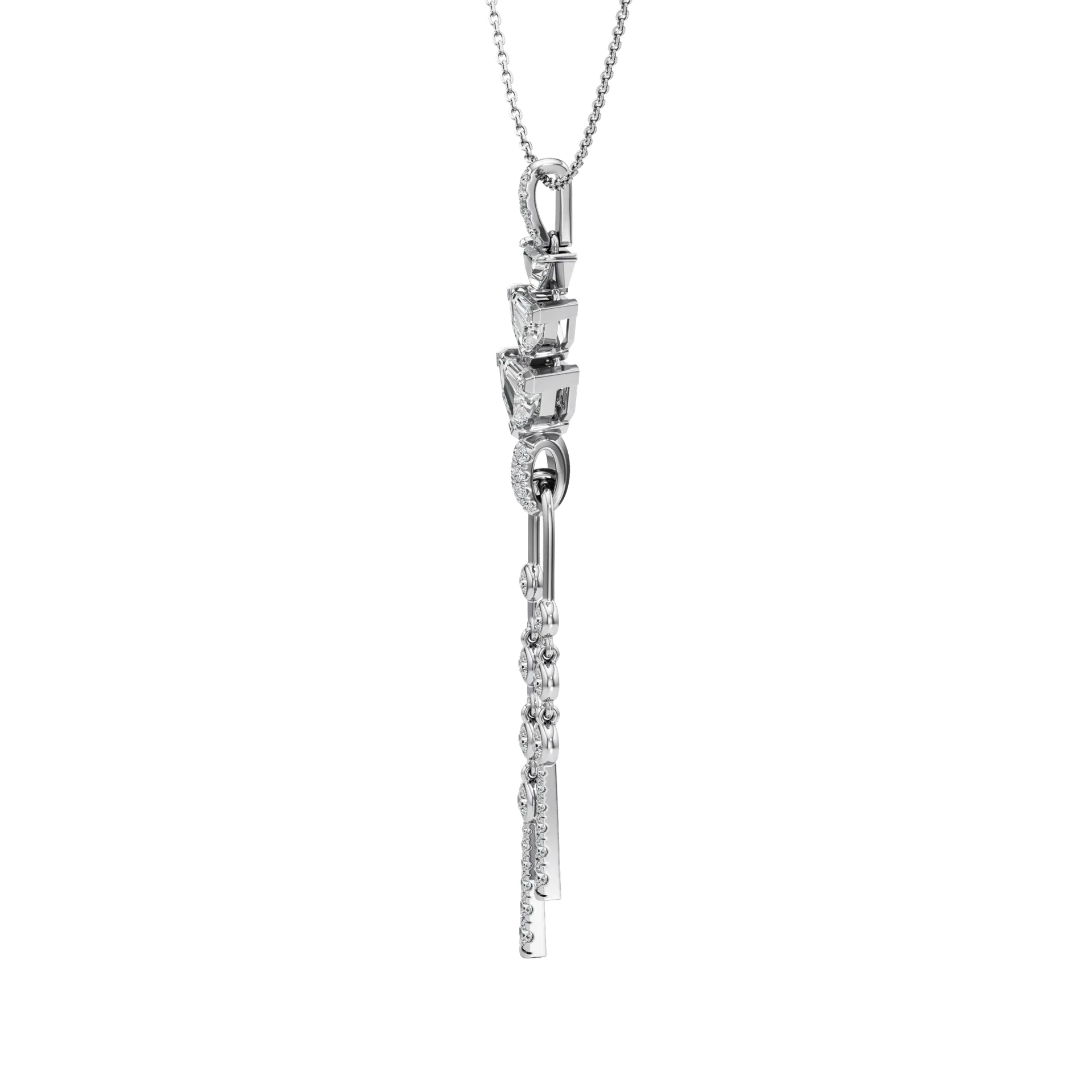Oblongue Suspendue White 3