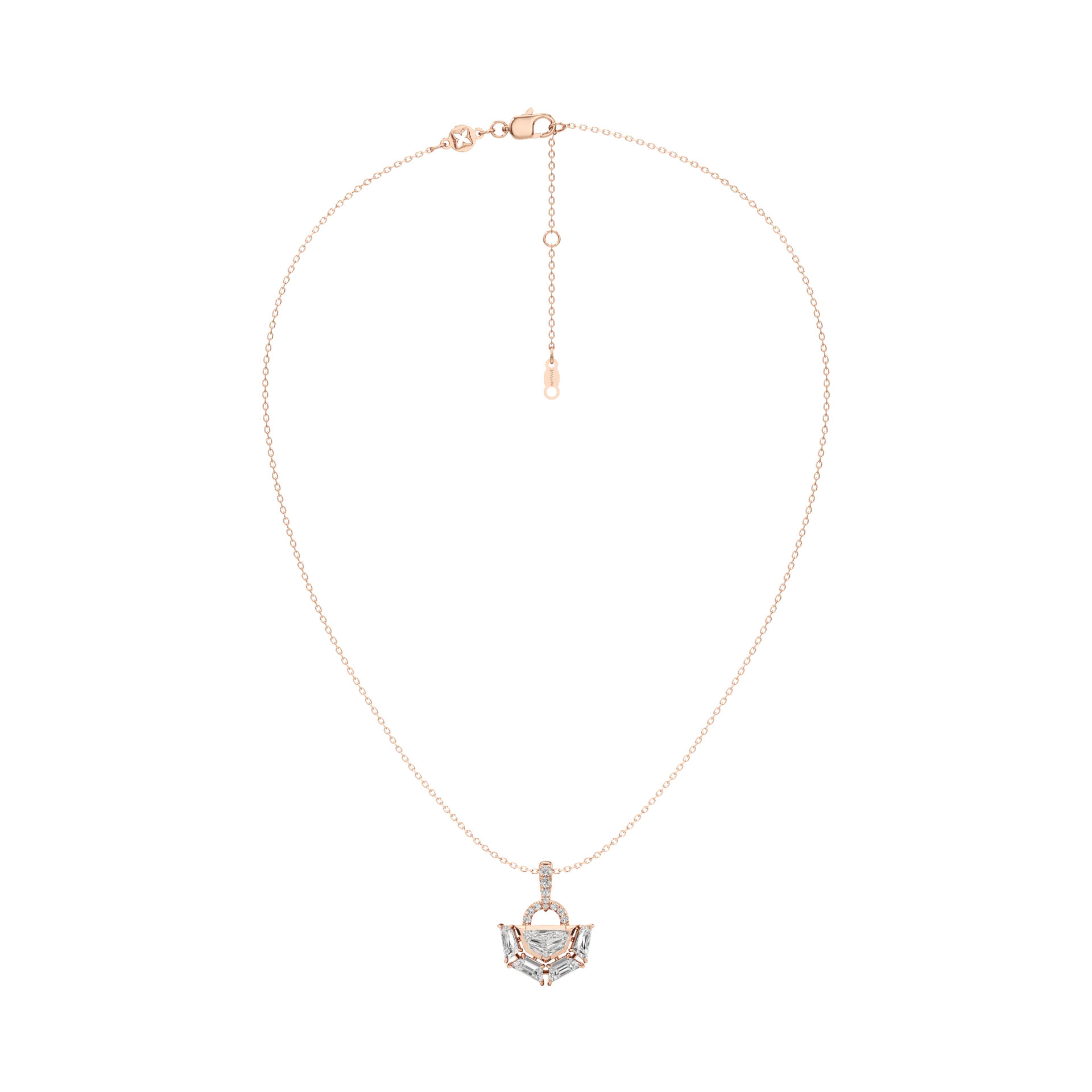 Oblongue Dorée Rose 4