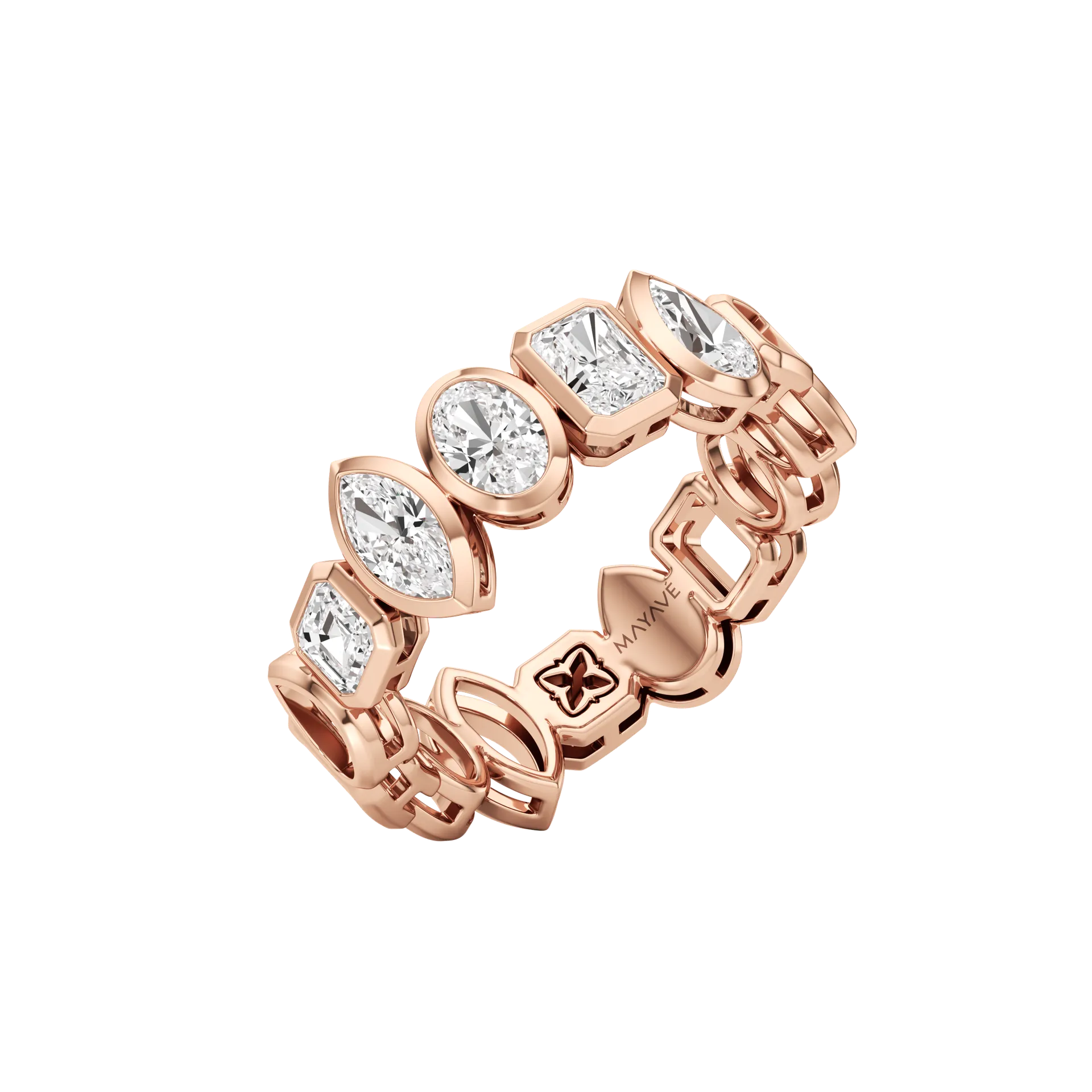 Demie Enchâssée Rose 2