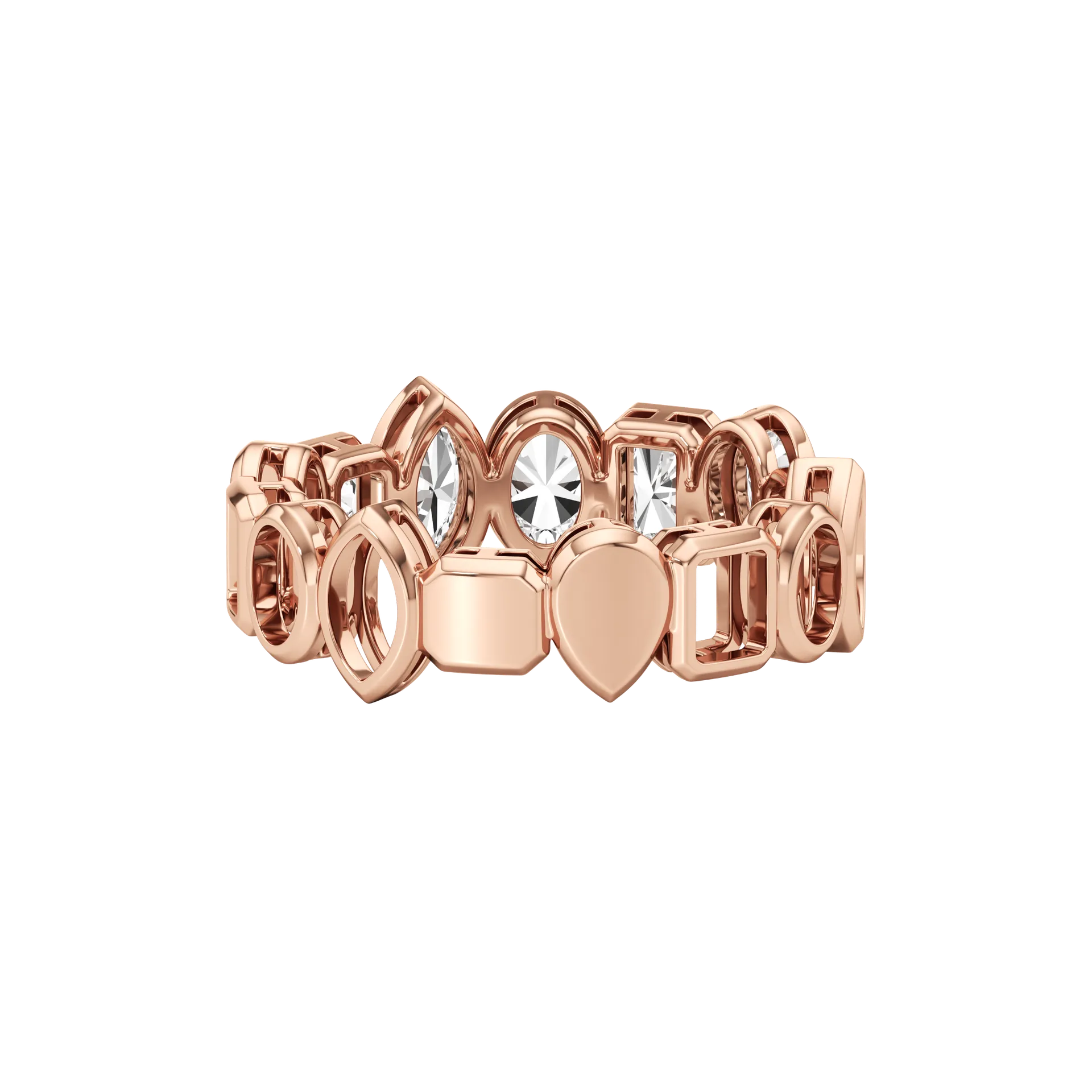 Demie Enchâssée Rose 5