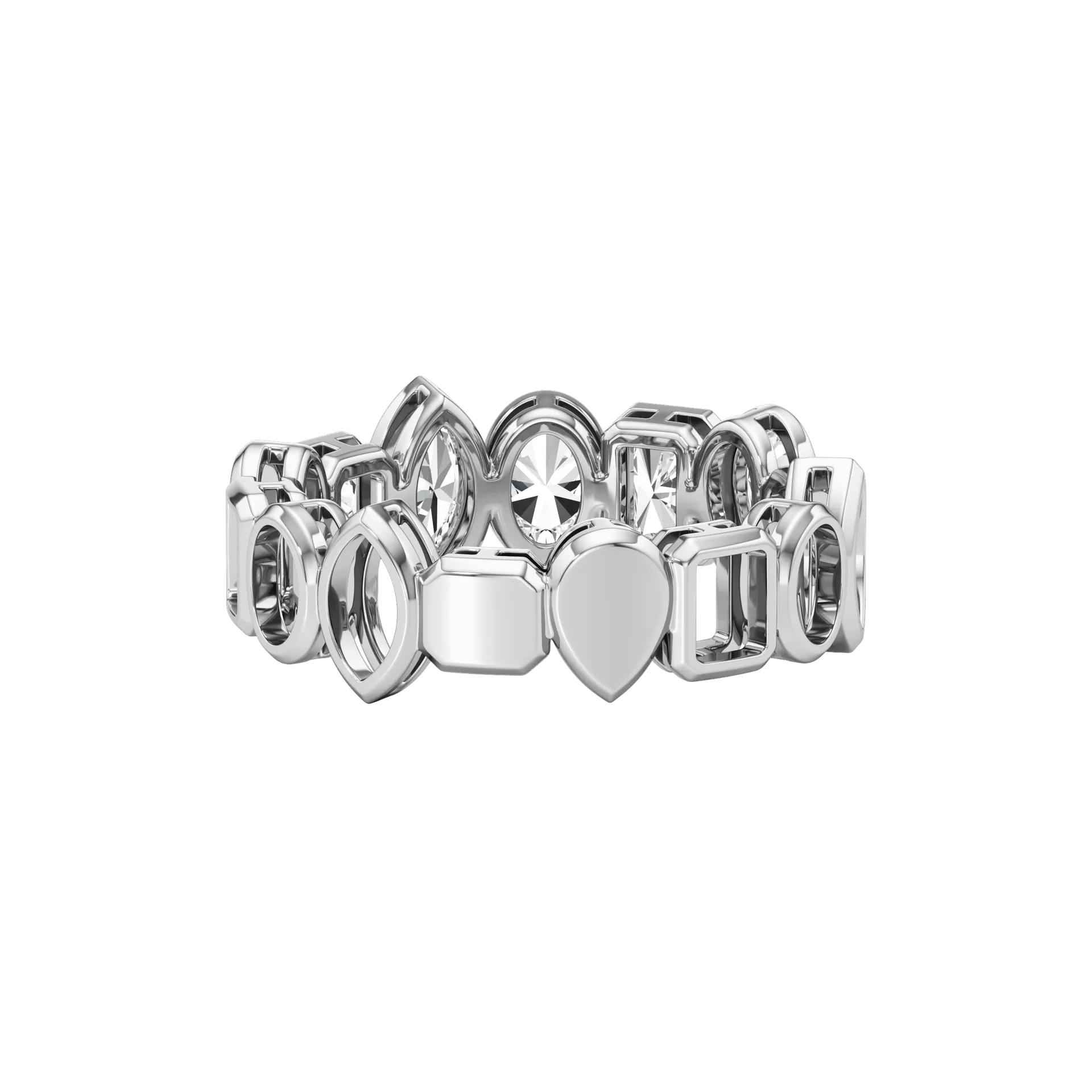 Demie Enchâssée White 5