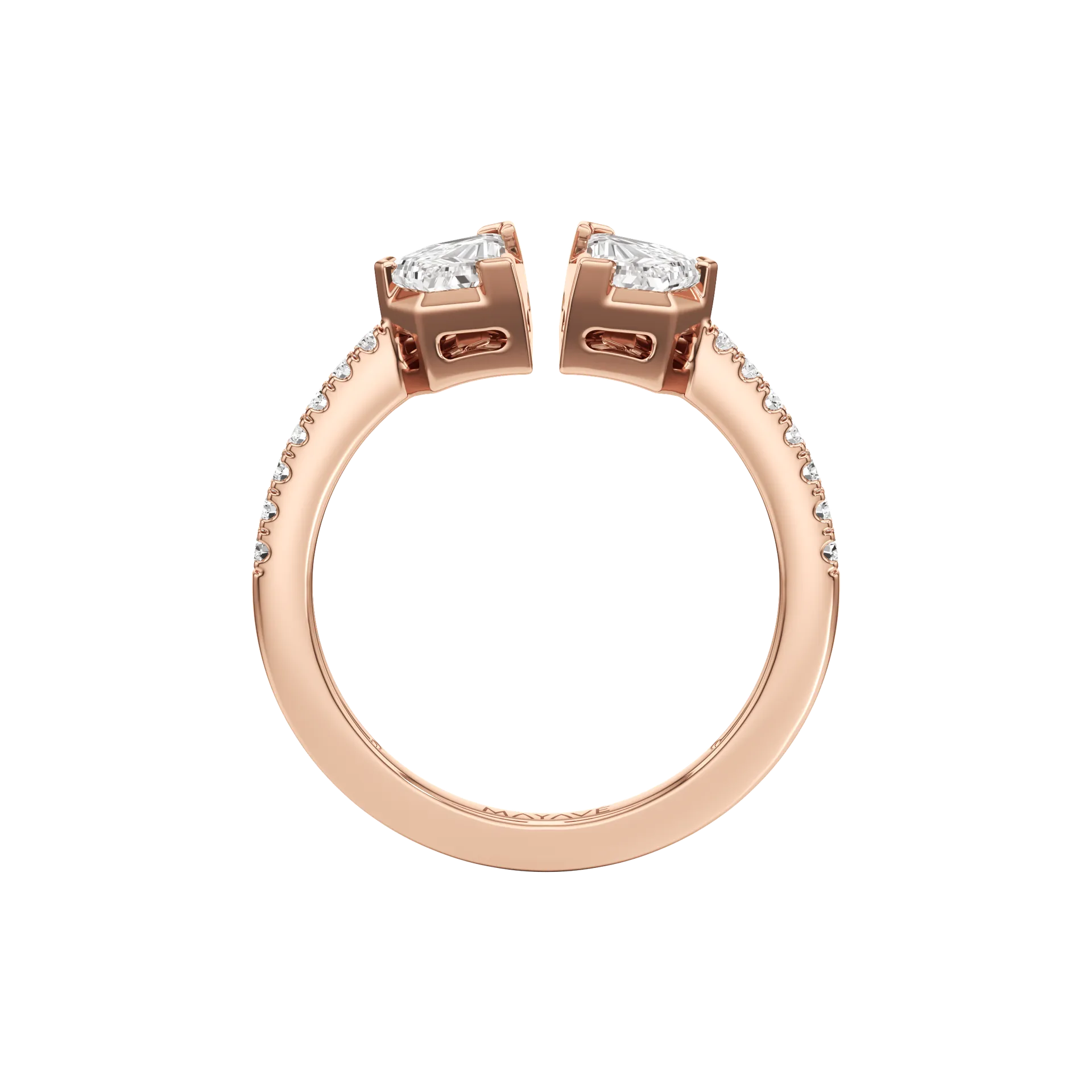 Oblongue Ouverte Rose 3