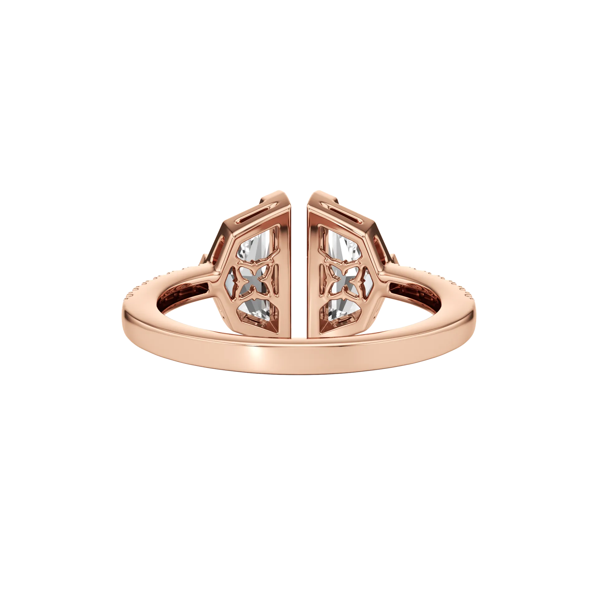 Oblongue Ouverte Rose 5
