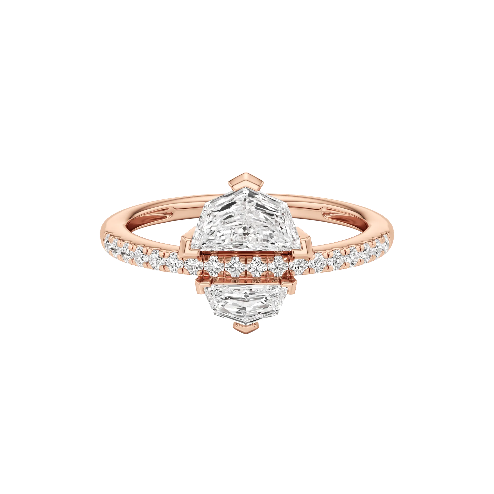 Gémeau Bague Rose 1